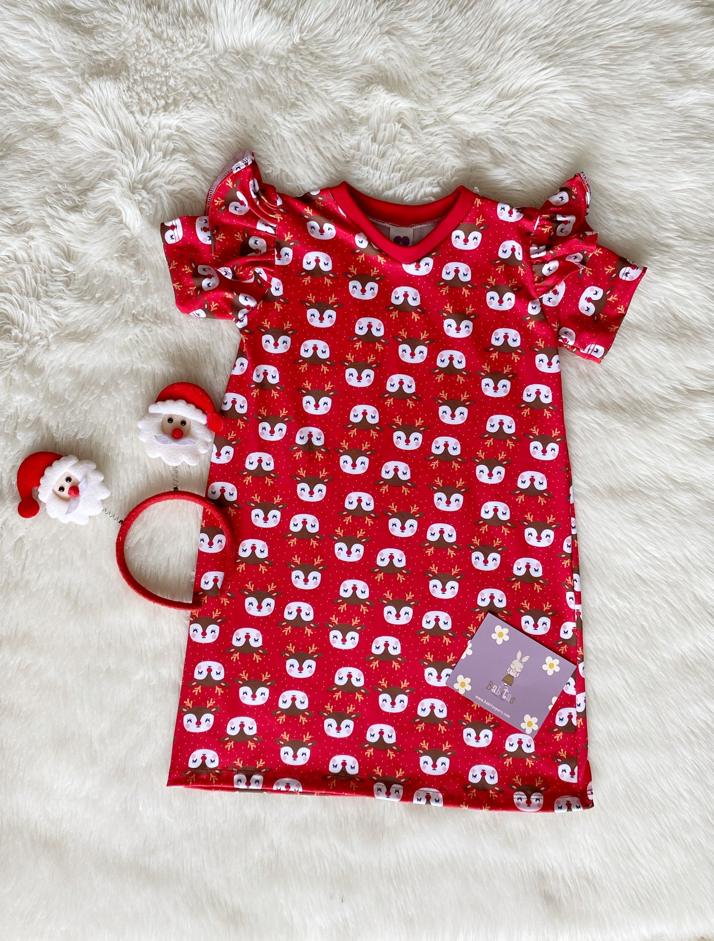Vestido navideño reno - t12