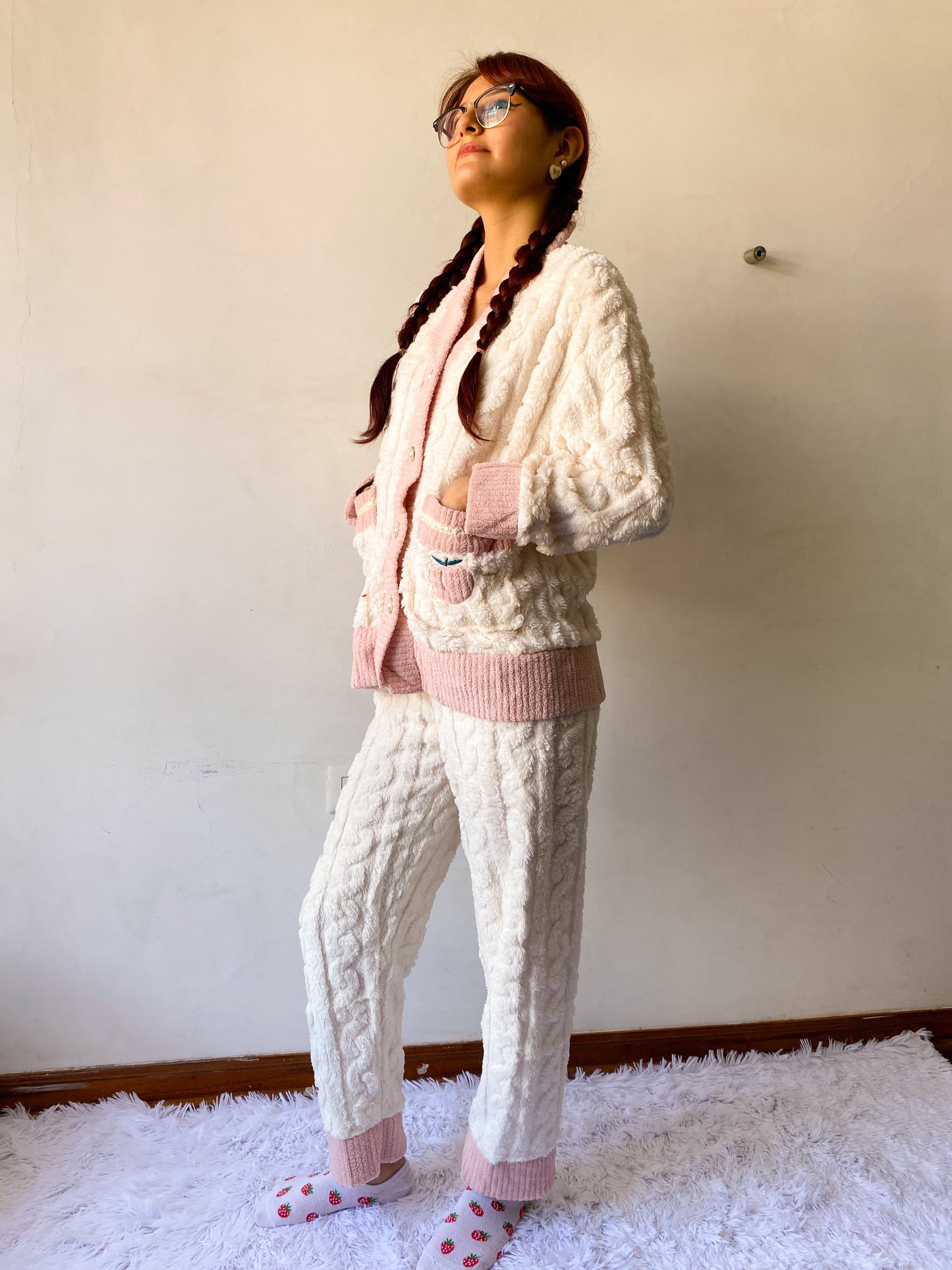 Pijama abrigador bordado