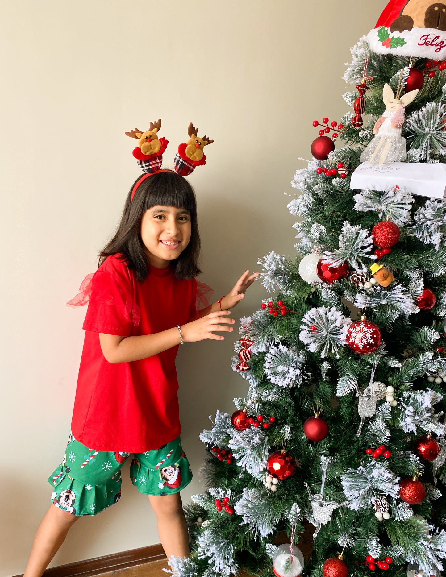 Shorcito Mickey navideño