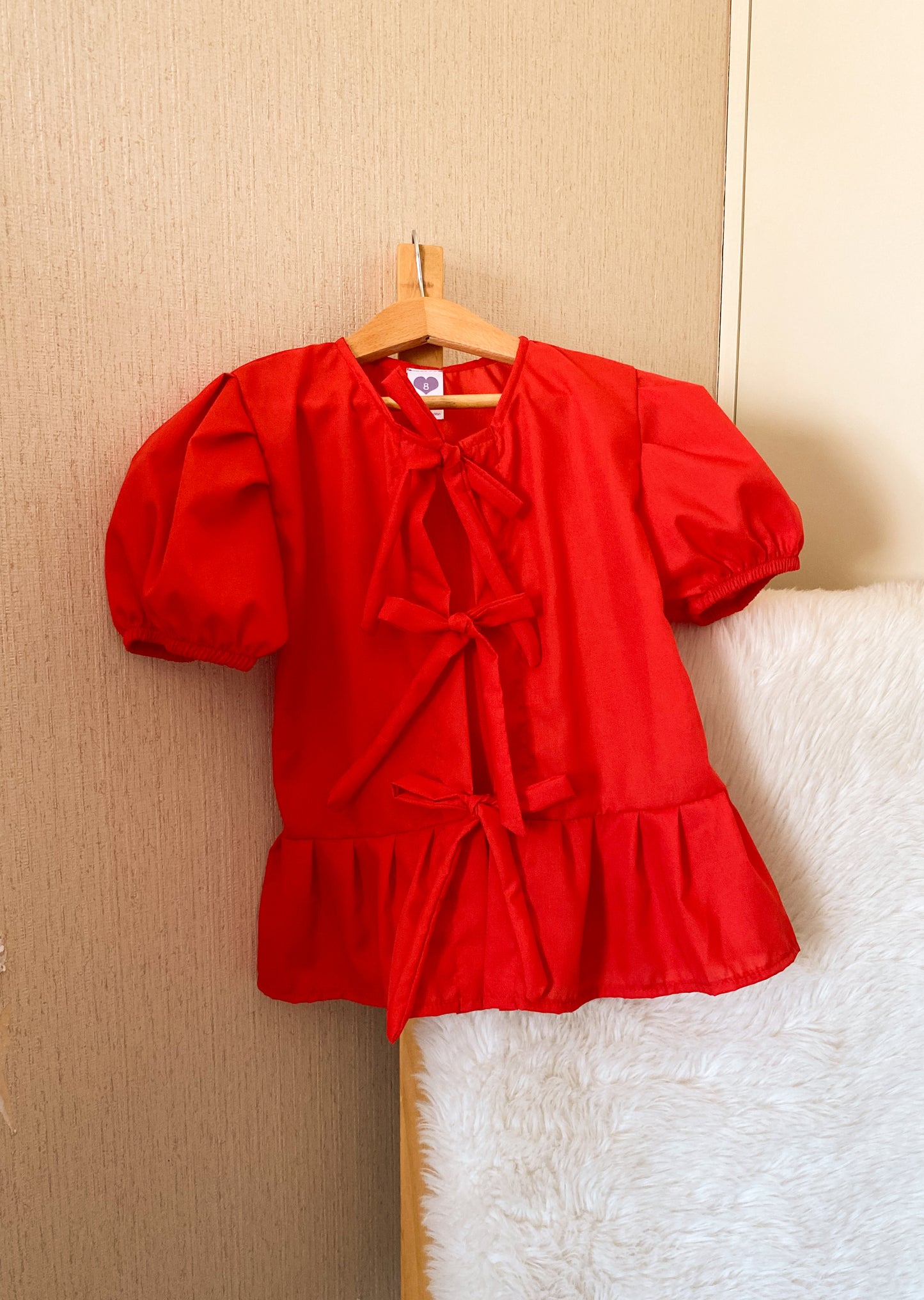 Blusita Coquette 🎀 rojo