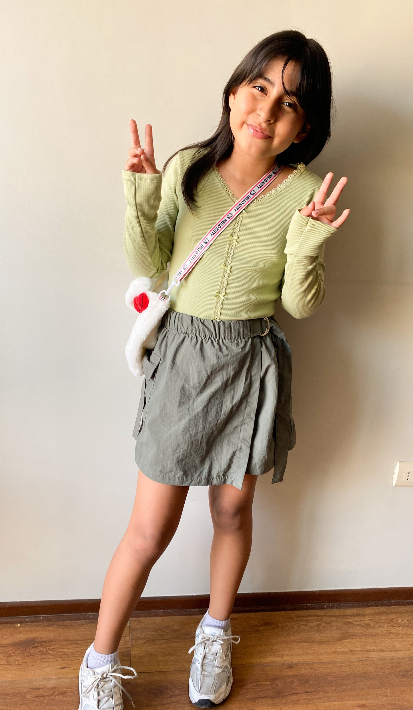 Falda short cargo 12/14