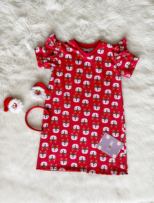 Vestido navideño reno - t12