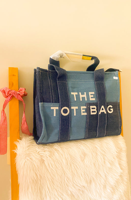 Bolso tote denim