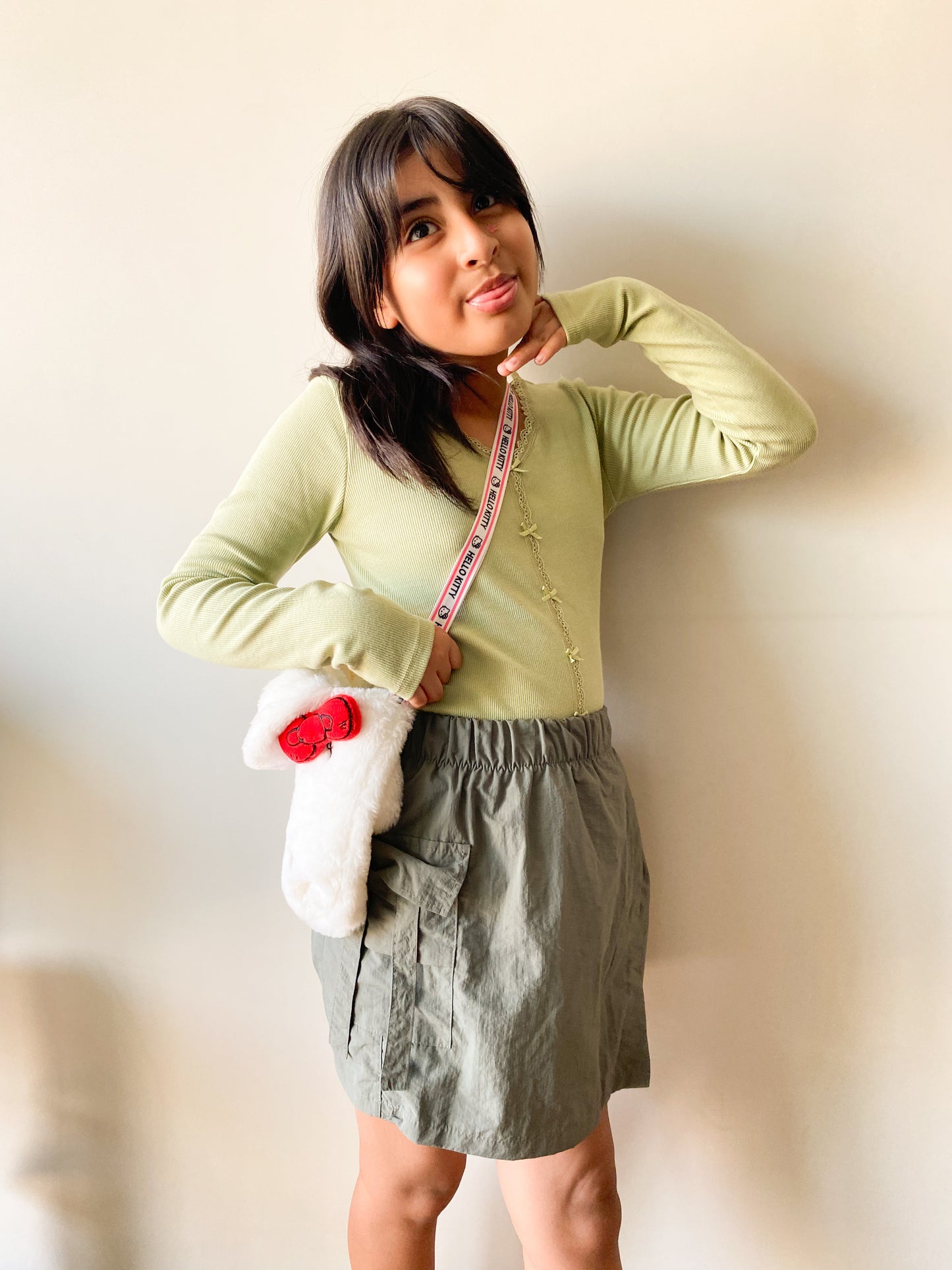 Falda short cargo 12/14