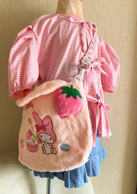 Blusa coquette 🎀 vichy rosa