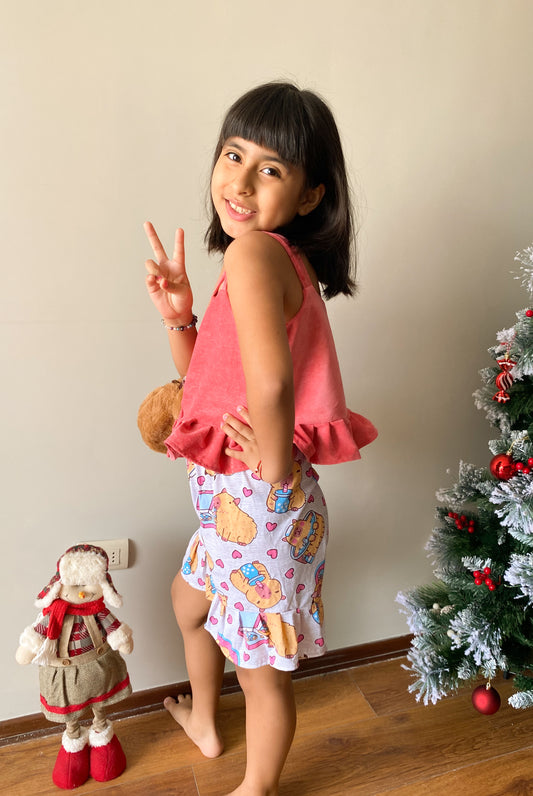 Shorcito capibara - talla 12