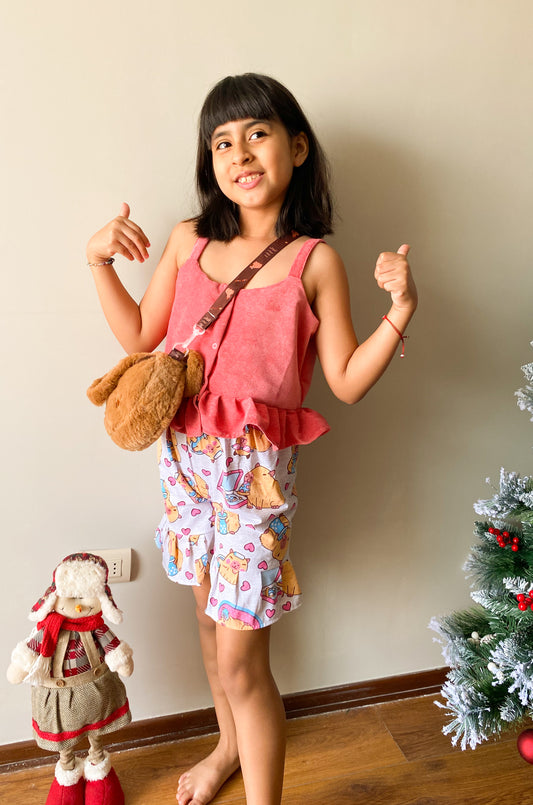 Shorcito capibara - talla 12